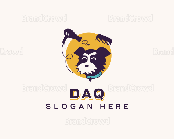Dog Grooming Pet Logo