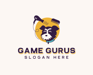 Dog Grooming Pet Logo