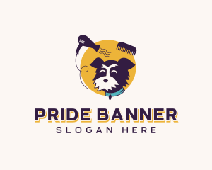 Dog Grooming Pet Logo