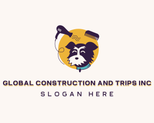 Veterinarian - Dog Grooming Pet logo design
