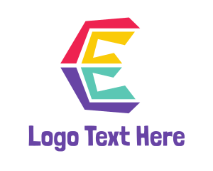 Art Gallery - Colorful Letter E logo design