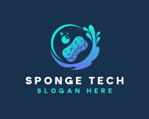 Sponge - Wash Clean Sponge logo design