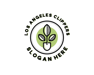 Plant Shovel Garden Logo