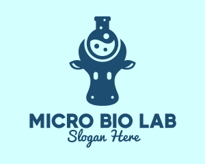 Cow Milk Lab  logo design