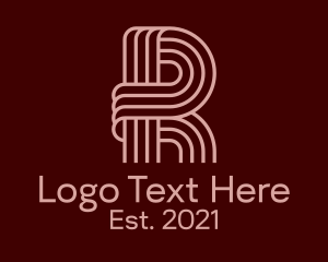 Fashion Design - Fashion Boutique Letter R logo design