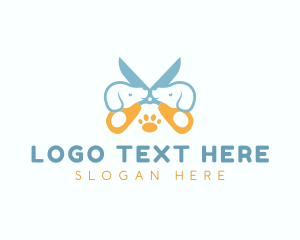 Dog Pound - Grooming Dog Veterinary logo design