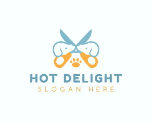 Grooming Dog Veterinary logo design