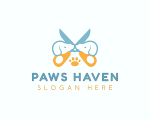 Grooming Dog Veterinary logo design