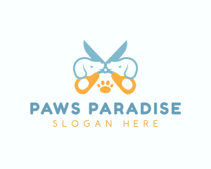 Grooming Dog Veterinary logo design