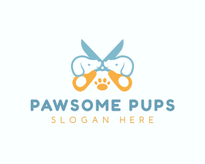 Grooming Dog Veterinary logo design