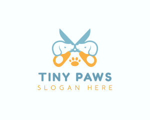 Grooming Dog Veterinary logo design