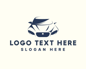 Silhouette - Sedan Car Vehicle logo design