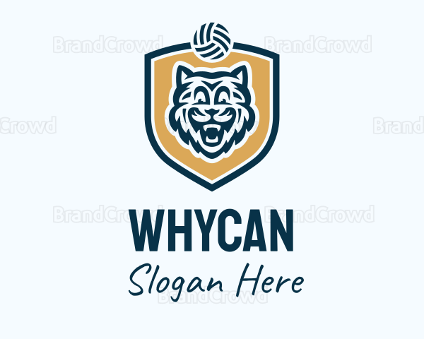 Volleyball Beast Shield Logo