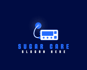 Diabetes - Medical Insulin Pump logo design