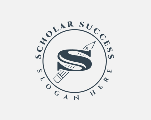 Scholarship - School Supply Pencil logo design