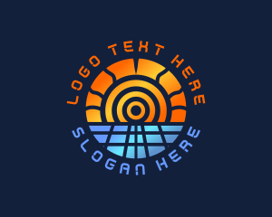 Sustainable - Solar Sun Energy logo design