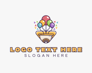 Party - Party Balloon Cart logo design