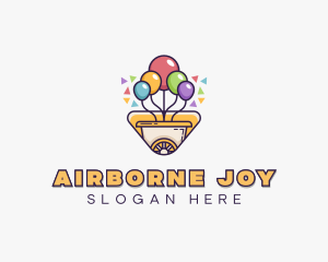 Party Balloon Cart logo design