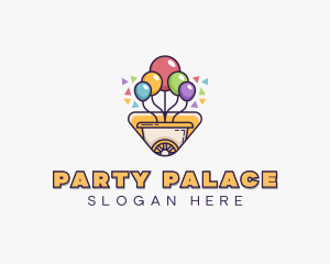 Party Balloon Cart logo design