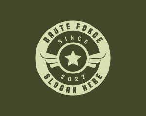 Military Air Force Badge logo design