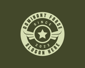 Military Air Force Badge logo design