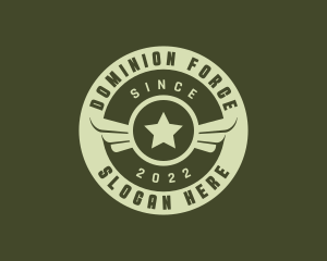 Military Air Force Badge logo design