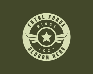 Military Air Force Badge logo design