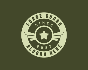 Military Air Force Badge logo design