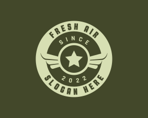 Military Air Force Badge logo design