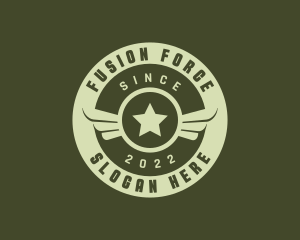 Military Air Force Badge logo design