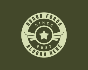 Military Air Force Badge logo design