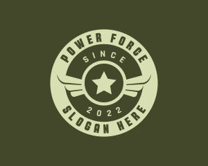 Military Air Force Badge logo design