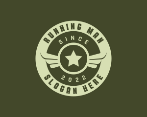 Freedom - Military Air Force Badge logo design