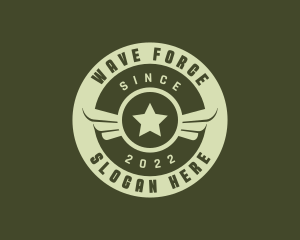 Military Air Force Badge logo design