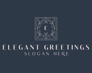 Stylish Floral Event logo design