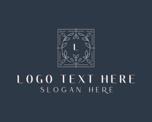 Stylish Floral Event logo design