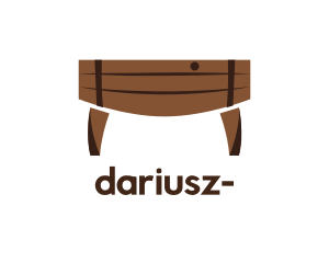 Brown - Wood Barrel Table logo design