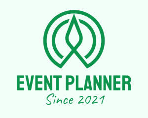 Vegan - Green Flower Sprout logo design