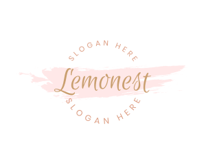 Feminine Watercolor Cursive Logo