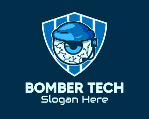 Gamer Tech Eye Eyeball  logo design