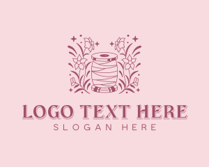 Alteration - Sewing Floral Dressmaker logo design