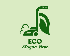 Eco Friendly Vacuum Cleaner  logo design