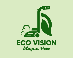 Eco Friendly Vacuum Cleaner  logo design