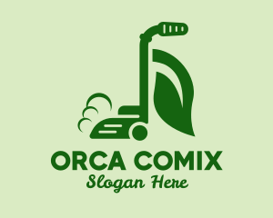 Clean - Eco Friendly Vacuum Cleaner logo design