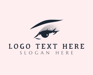 Glam - Chic Beauty Eyelashes logo design