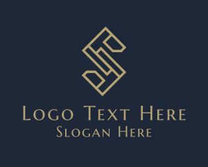 Letter S - Luxury Gold Letter S logo design