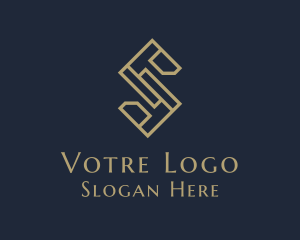 Commercial - Luxury Geometric Business Letter S logo design