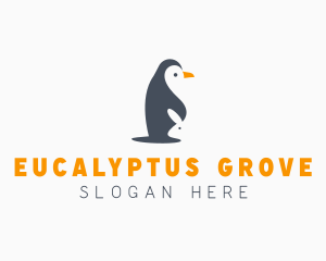 Penguin & Rabbit Animals logo design