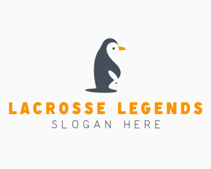 Penguin & Rabbit Animals logo design