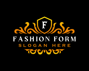 Deluxe Fashion Shield logo design